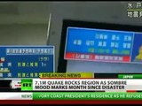 7.1 terremoto en Japón a un mes después