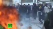 Bombas incendiarias en violentos enfrentamientos en Grecia