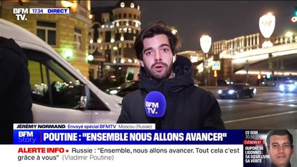 Jérémy Normand, envoyé spécial de BFM à Moscou, se fait contrôler en direct par des policiers russes