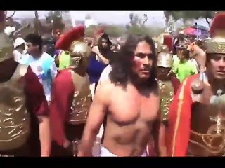 Descargar video: Representación de La Pasión de Cristo en Iztapalapa