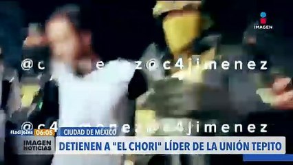 Detienen a "El Chori", líder La Unión Tepito