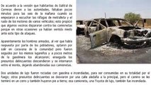 Pobladores de Salitral enfrentan a sicarios, los hacen huir y le sincendian camionetas