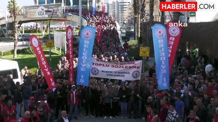 İzmir Büyükşehir Belediyesi İşçileri İş Bıraktı