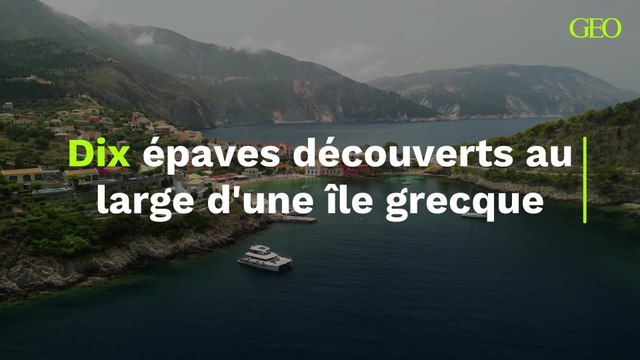 Au large d’une île grecque, des archéologues découvrent dix épaves et leurs trésors engloutis