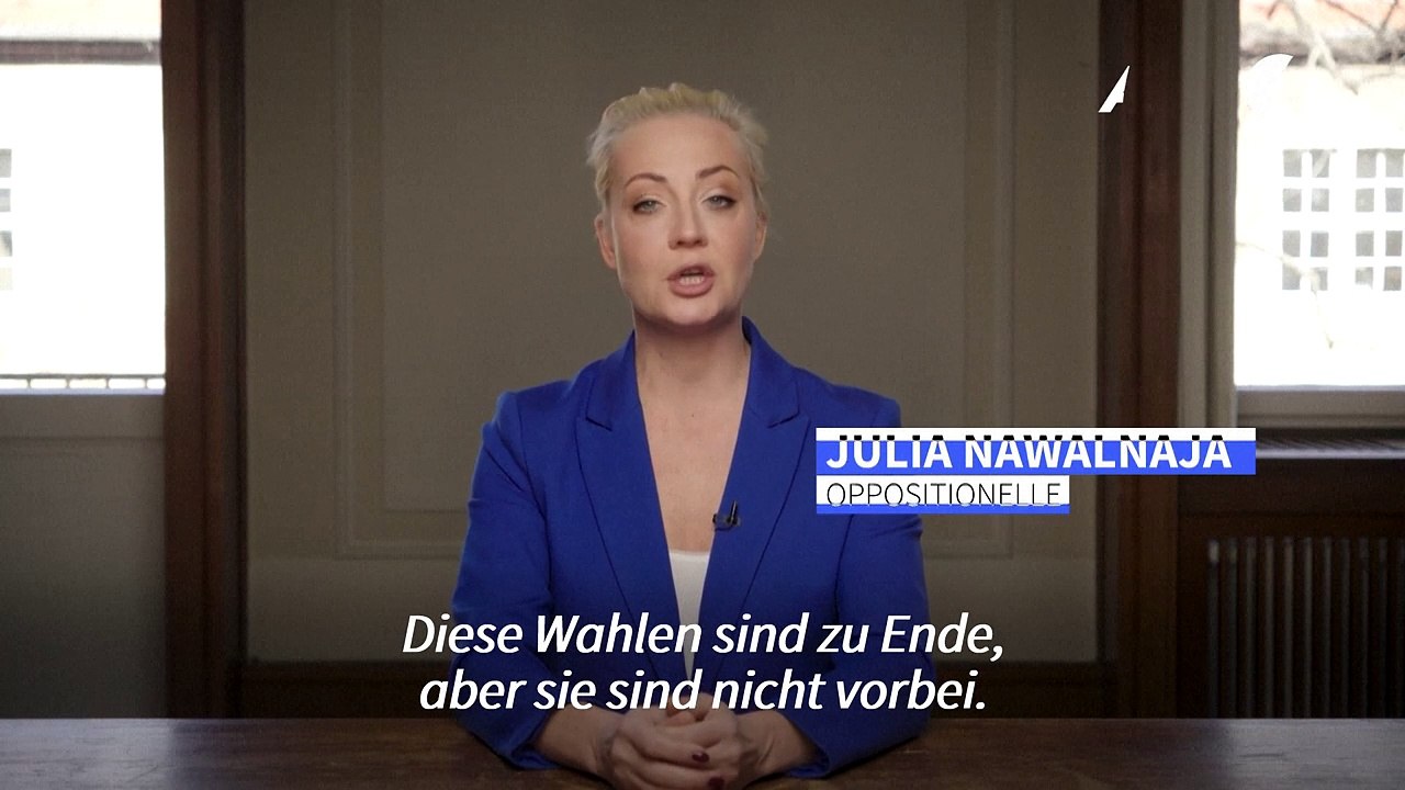 Nawalnaja: 'Russland wird frei sein!'