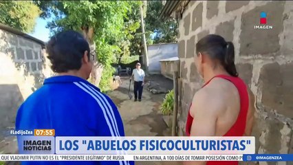 "Los abuelos fisicoculturistas" siguen levantando pesas a sus 60 años