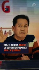 Senate orders arrest of Apollo Quiboloy