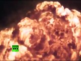 Impresionantes explosiones en depósito de armas en Rusia