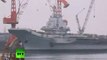 China primer portaaviones hecho de buques de guerra soviéticos