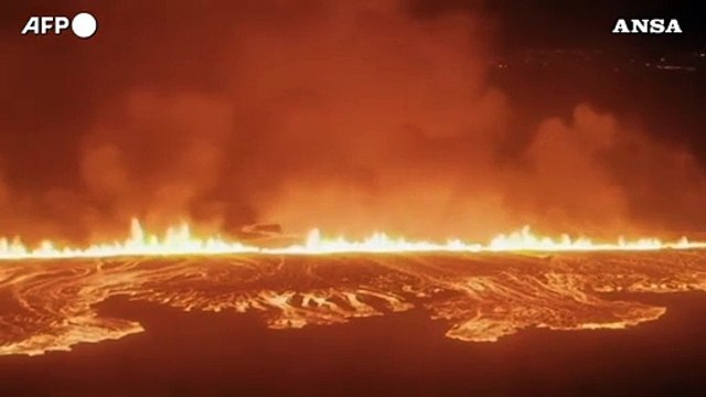 Nuova eruzione sulla penisola di Reykjanes in Islanda