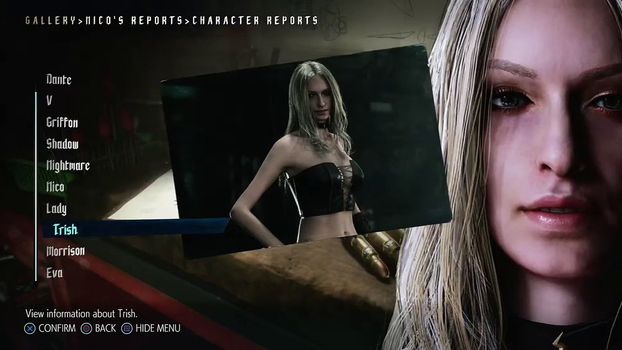 Devil May Cry 5 Character Reports - Trish Library