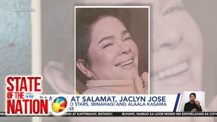 State of the Nation: Pag-alala kay Jaclyn Jose