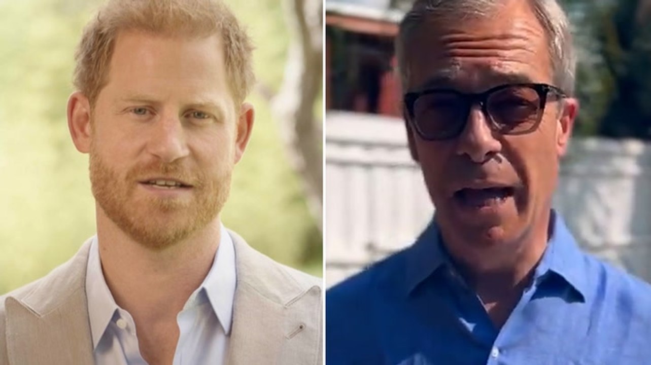 Prince Harry’s future in US questioned by Nigel Farage after Trump interview