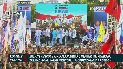 Tải video: Begini Respon Ketum PAN, Zulhas Soal Golkar yang Minta Jatah 5 Menteri ke Prabowo