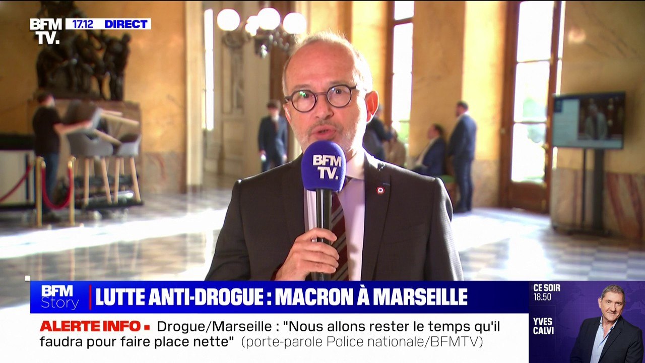 Pour Lionel Royer-Perreaut (Renaissance), l'opération "place nette XXL" est "très importante pour les habitants et les élus de Marseille"