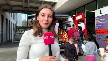 Des doudous soignés par des étudiants en médecine