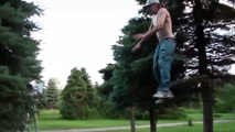 Best Video Of A Redneck With A Mullet Chugging A Beer While Jumping On A Trampoline In Slow Motion You'll See Today