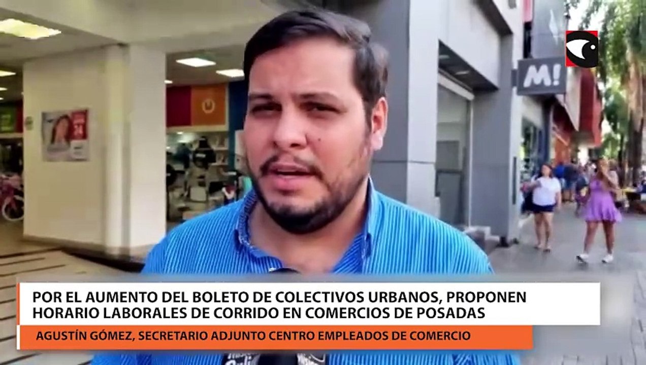Por el aumento del boleto de colectivos urbanos, proponen horario laborales de corrido en comercios de Posadas