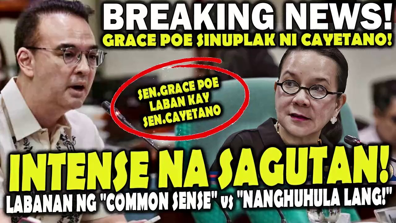 Such an INTENSE answer! Poe Vs Cayetano. "Common Sense only! eh you "You're just guessing! "