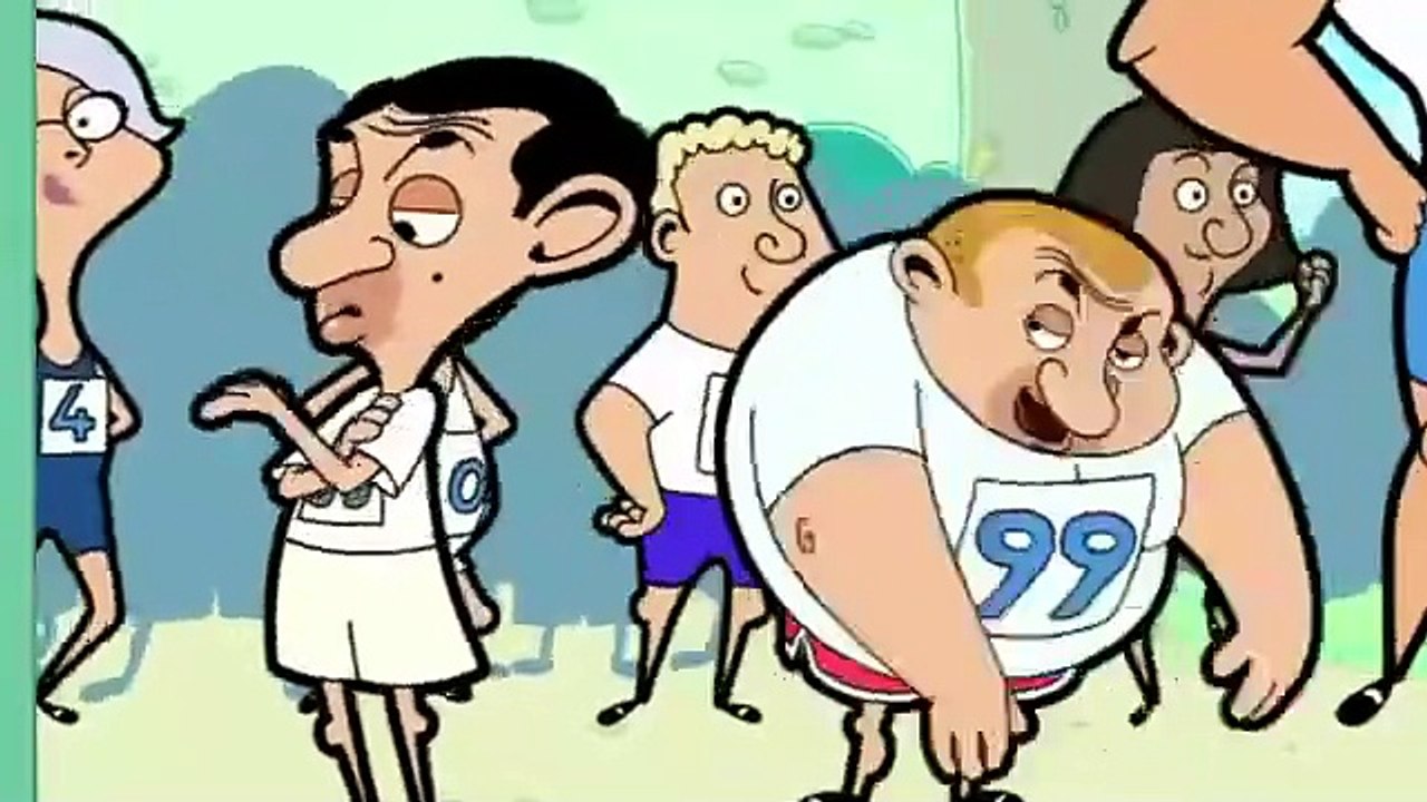 Mr Bean Animado Corriendo el Maratón Pt 1 HD