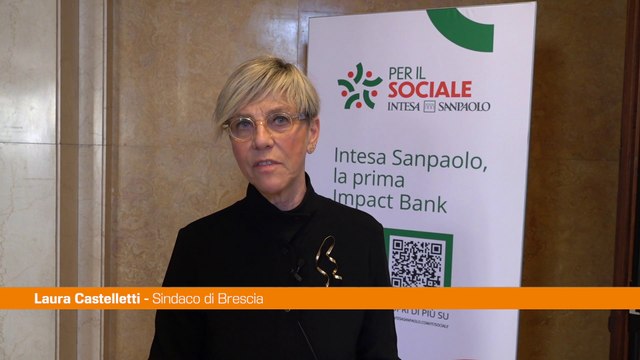 Intesa Sanpaolo, sindaco Brescia Mondo del volontariato molto vivo