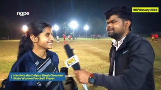 Interview with State Women Football Player | Harshita Kunwar