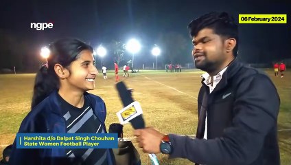Interview with State Women Football Player | Harshita Kunwar