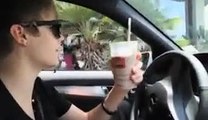 Justin Bieber Punks Fast Food Drive-Thrus