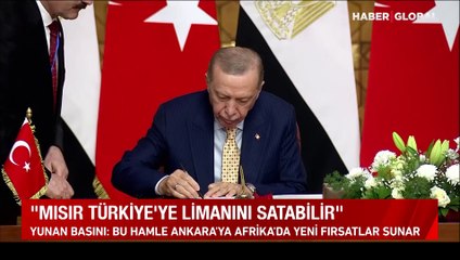 Yunan basını yazdı: "Mısır limanını Türkiye'ye satabilir"