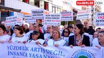 Emekliler Eskişehir'de Maaşlarını Protesto Etti