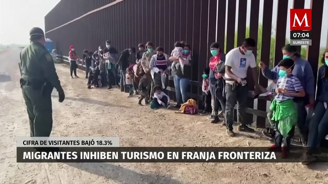 Migrantes inhiben turismo fronterizo; afluencia de visitantes bajó 18.3%