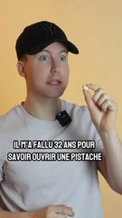 La technique pour ouvrir une pistache facilement