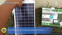 Aumenta demanda de paneles solares en Veracruz