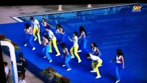 Porrista cae a la alberca en Juegos Panamericanos - Guadalajara 2011