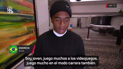 Endrick: "Pude conocer Wembley y el Bernabéu por los videojuegos"