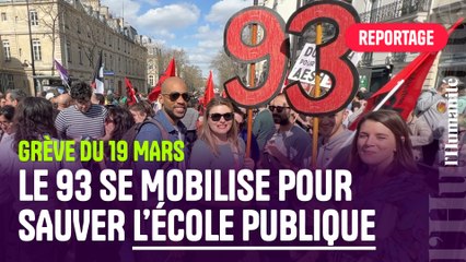 Grève de l’Éducation nationale : au cœur du cortège du corps enseignant du 93