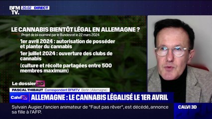 Drogues: l'Allemagne légalisera le cannabis à usage récréatif à partir du 1er avril prochain