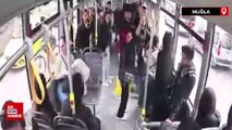 Muğla’da otobüste rahatsızlanan yolcuyu şoför hastaneye yetiştirdi
