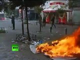 Enfrentamientos con la policía de Atenas
