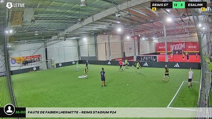 Faute de fabien lhermitte - Reims stadium p24