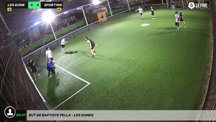 But de Baptiste Pella - LES GONES