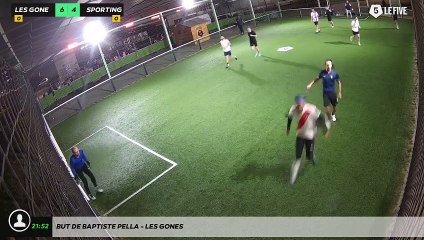 But de Baptiste Pella - LES GONES