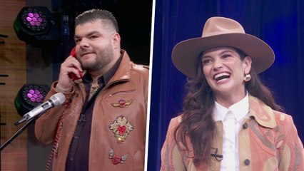 Natalia Jiménez y Max Peraza se divirtieron como niños al jugar con los conductores de Hoy