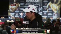 Juan Manuel Márquez  Entrevista exclusiva tras finalizar la pelea Golpe a Golpe ESPN Deportes