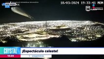 ¡Lanzamiento de cohete ilumina el cielo!
