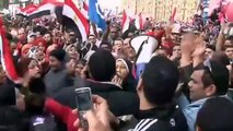 Los manifestantes descontentos con Nuevo Lider de Egipto