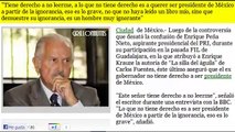 Peña Nieto sin derecho a ser presidente de México Carlos Fuentes
