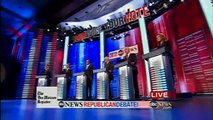 GOP Debate  Front runners trade blows