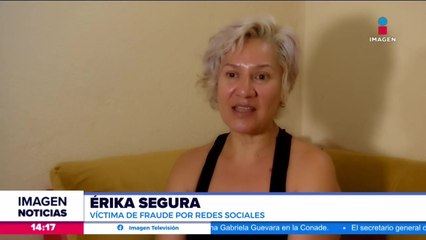 Erika fue víctima de fraude a través de Marketplace de Facebook