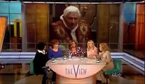 The Views Talk  The Pope Denouncing Gay Marriage